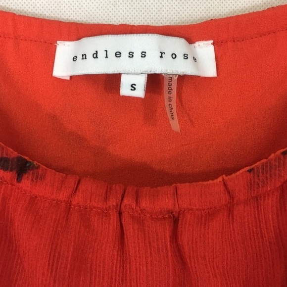 ✨Endless rose semi sheer patterned midi dress smal - Picture 4 of 7